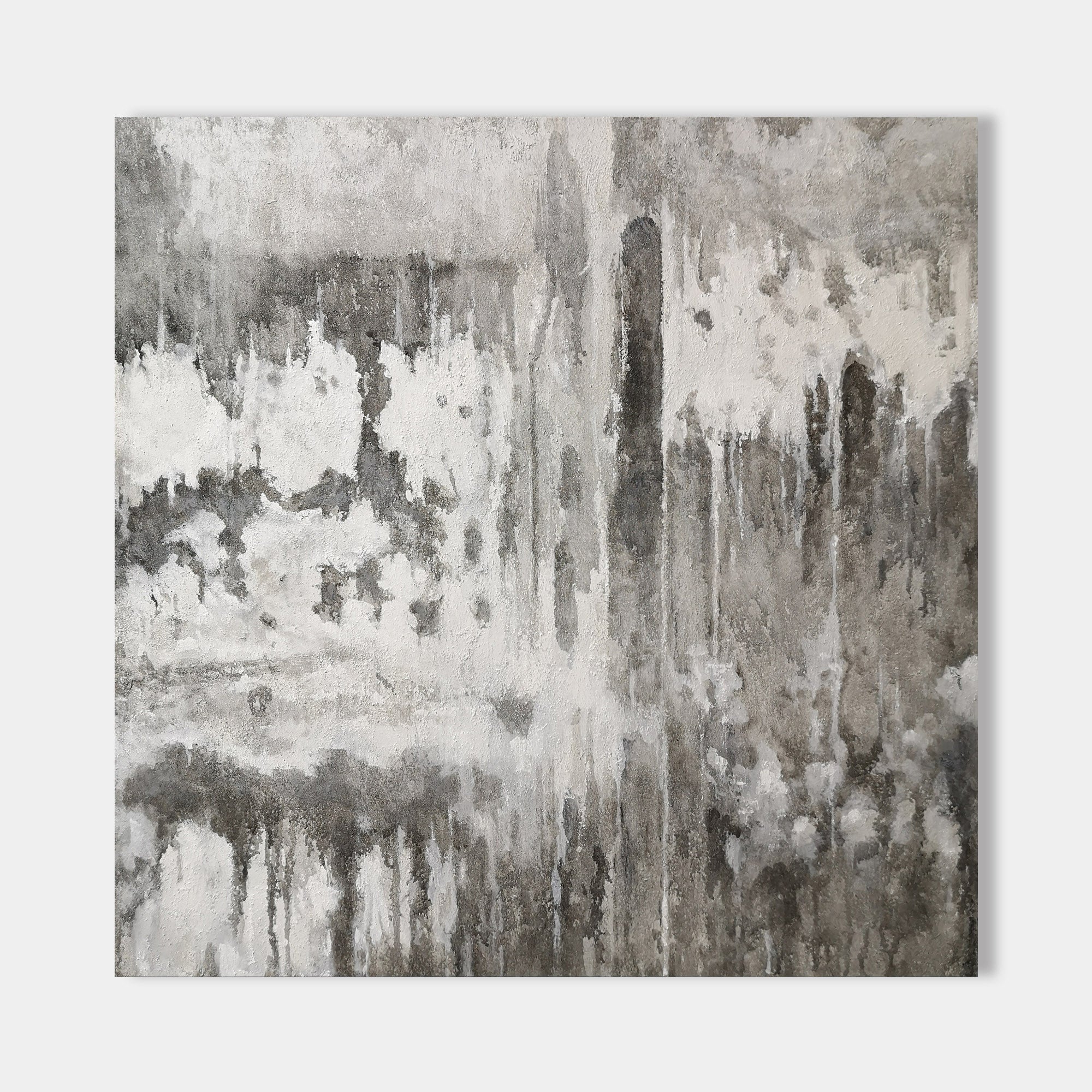 Wall Art Monochrome Woodland Haze