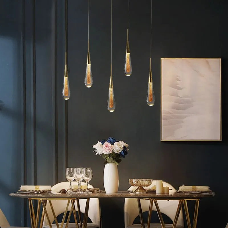Teardrop Gold Pendant Light - Neutralighting