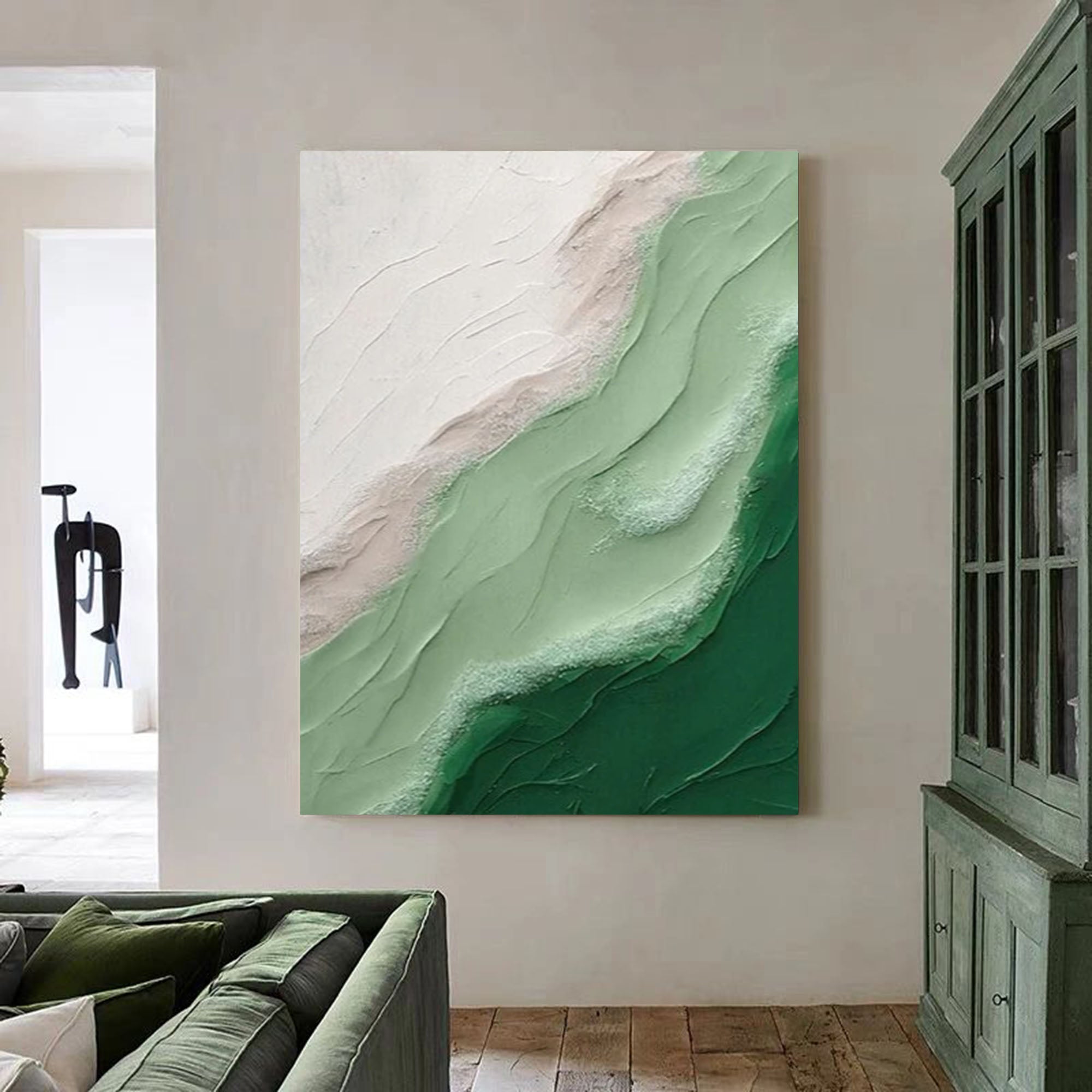 Abstract Canvas Art AB050 - Neutralighting