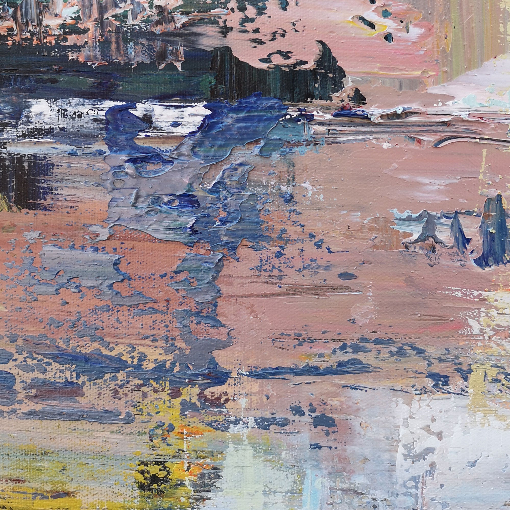 Color Abstract Painting 36'' X 48'' #IS56