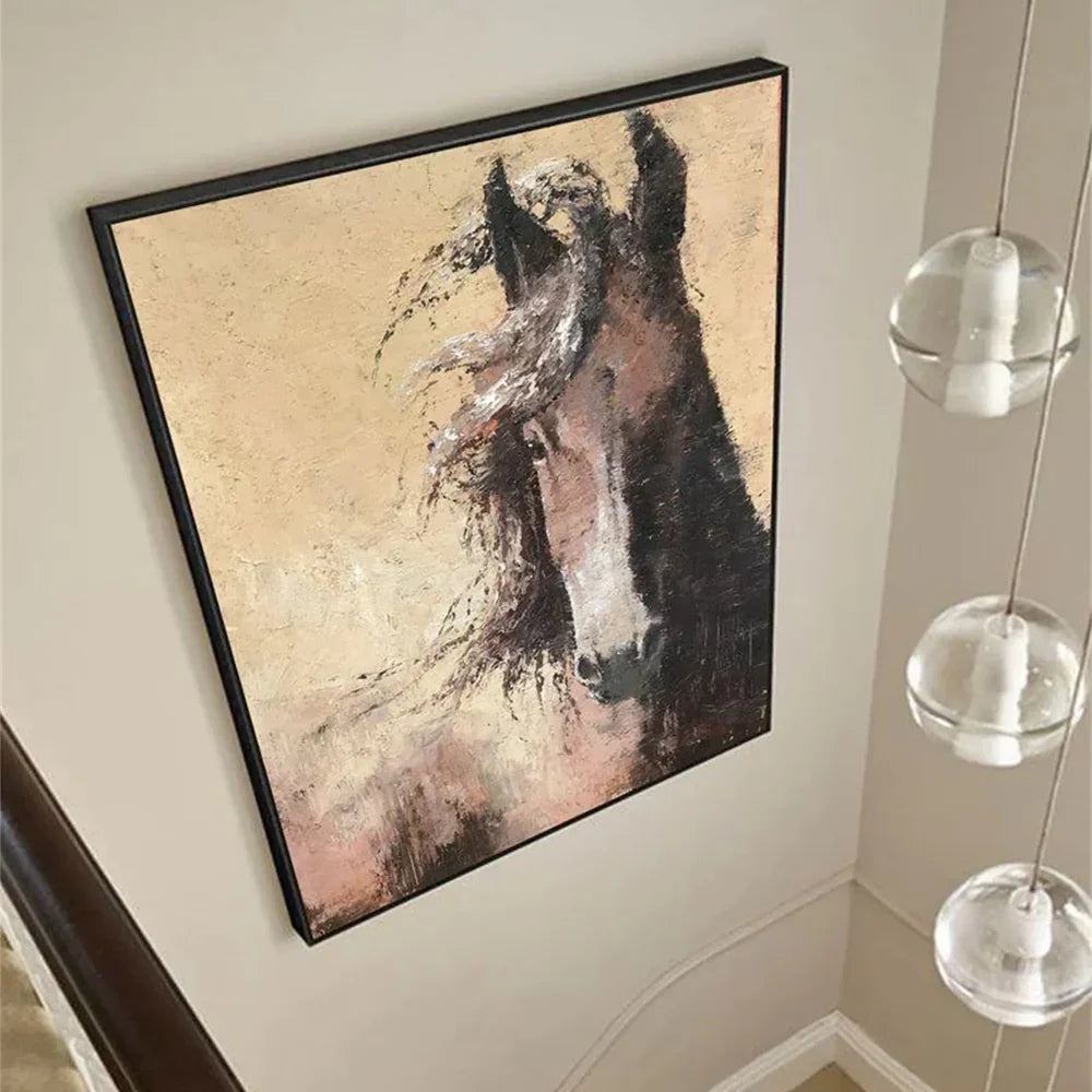 Abstract Horse Painting