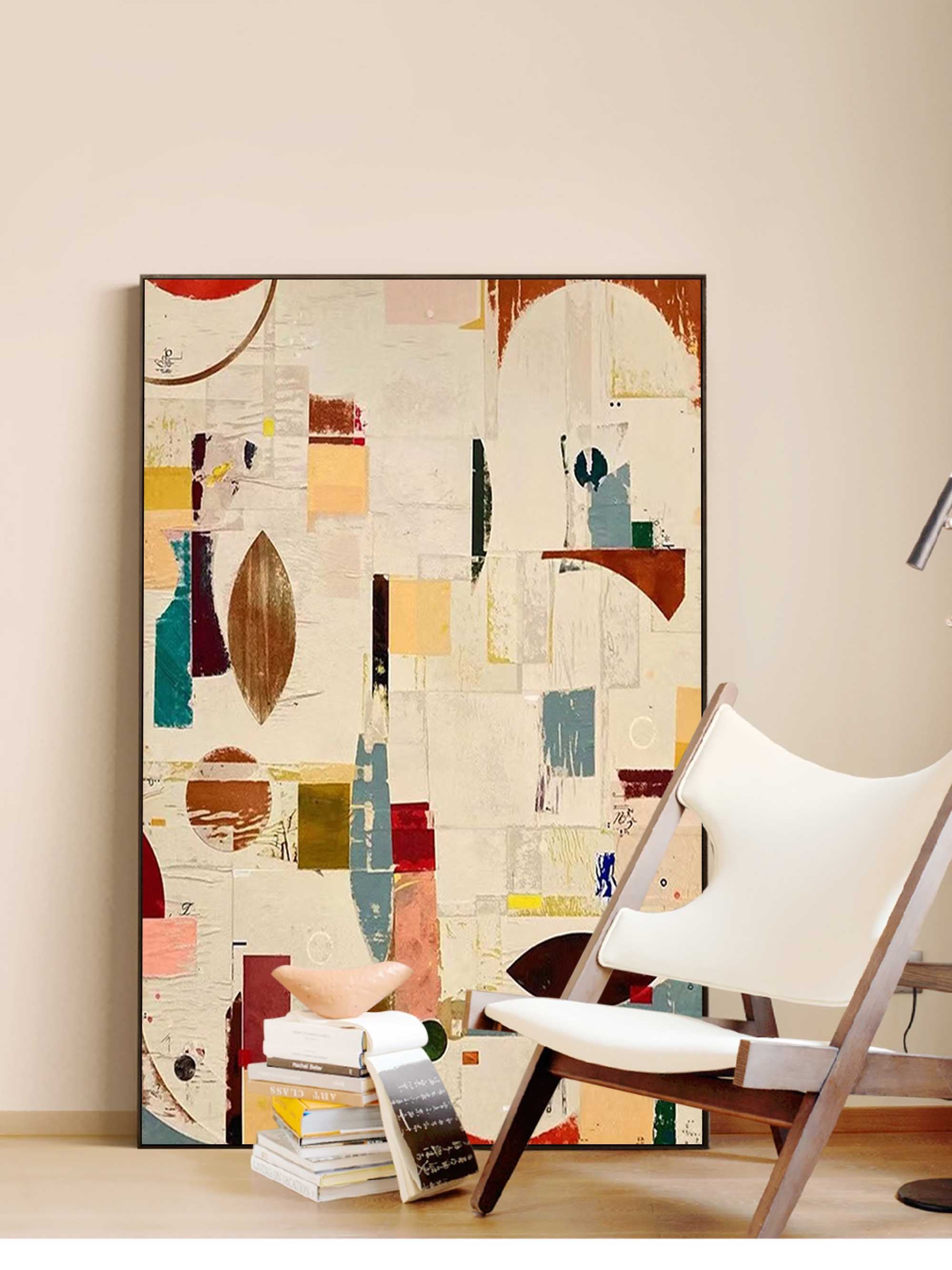 Wall Art Geometric Lyrical Abstract Pattern