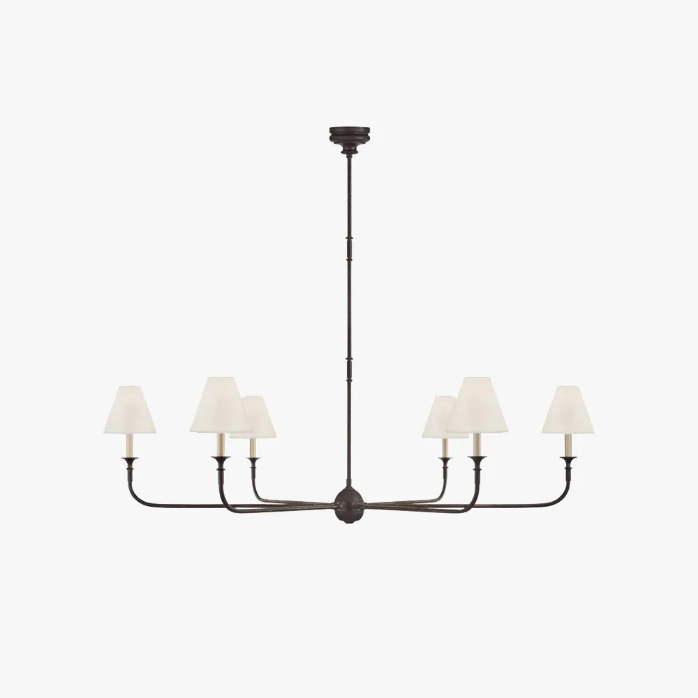 Silva Vintage Retro Metal Elegant Chandeliers Living Room - Neutralighting