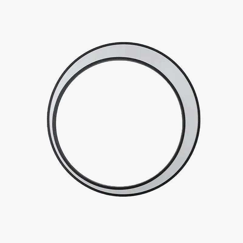 Ray Art Deco Ring Metal Lunar Glow Outdoor Wall Light - Neutralighting