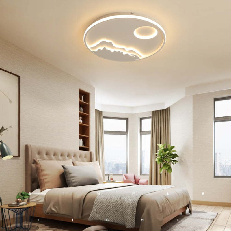 Arisha Mountain View Flush Mount Ceiling Light - Neutralighting
