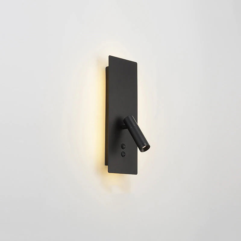 Ray Modern Flashlight Metal/Acrylic Wall Lamp Spotlight, Gold/Black/White - Neutralighting