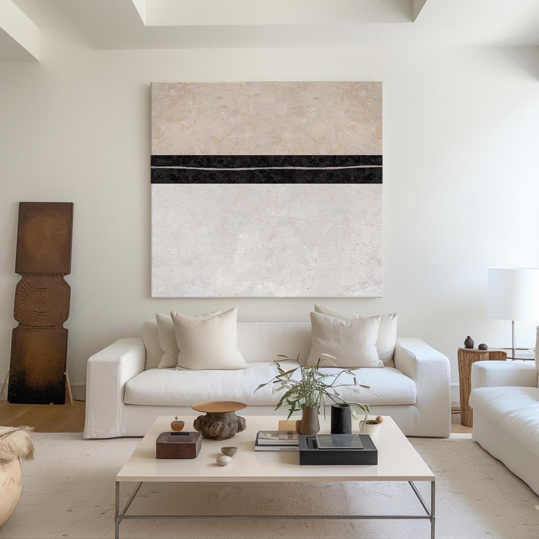 Abstract Minimalist Painting ABAS68 - Neutralighting