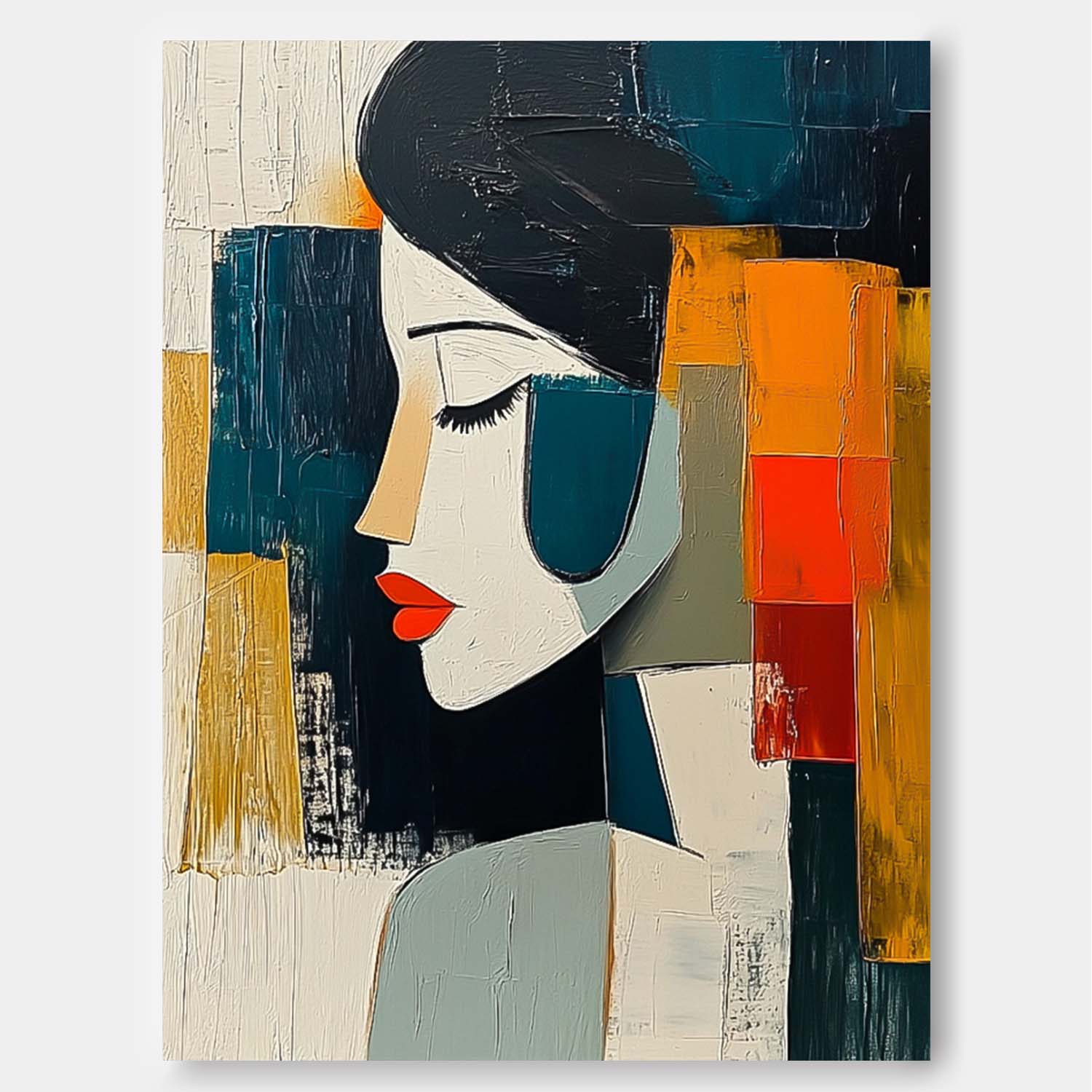 Wall Art People Zen Lyrical Abstract
