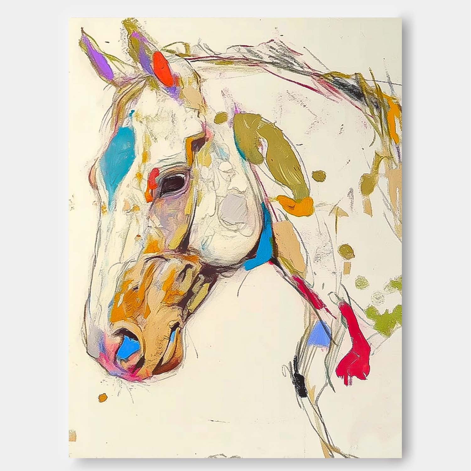 Wall Art Animal Playful Rustic Farmhouse