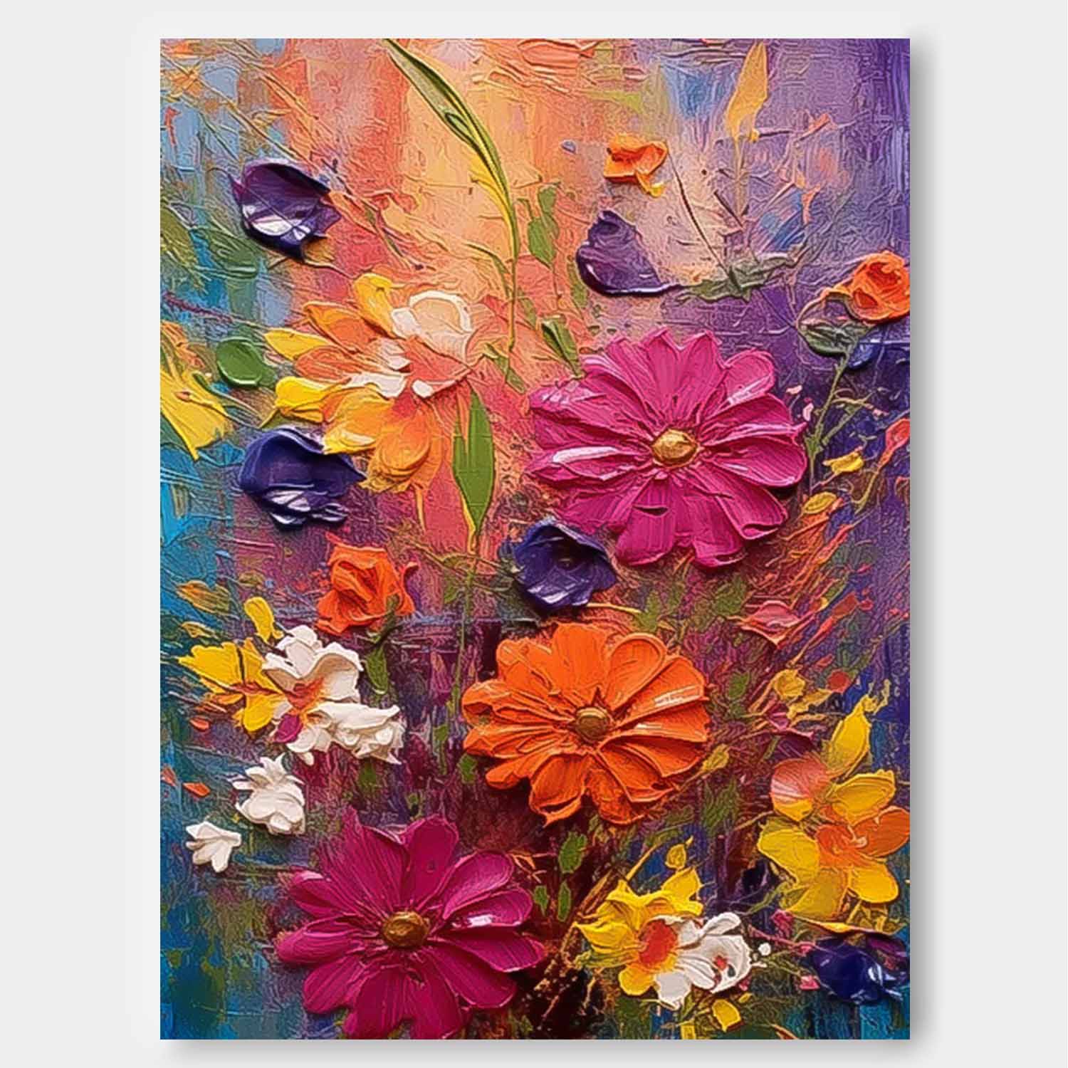 Flower Canvas Art FL158 - Neutralighting