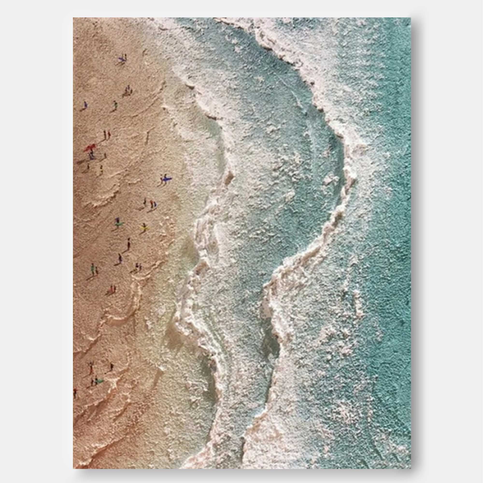 Wall Art Beach & Ocean Expressionist Wave