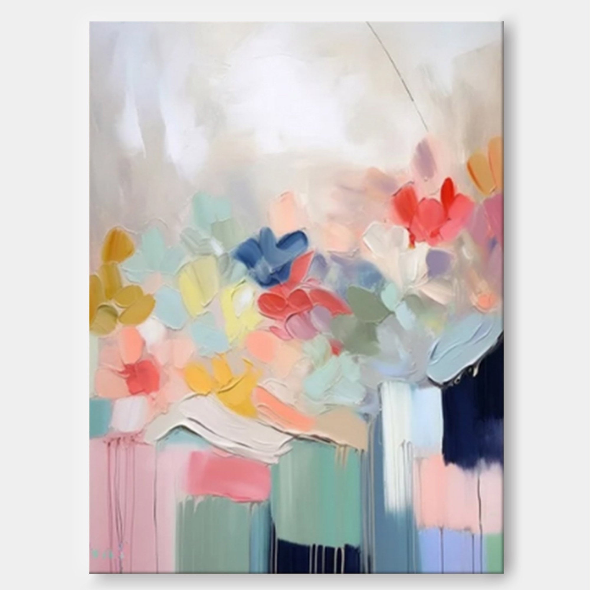 Abstract Canvas Art AB049 - Neutralighting