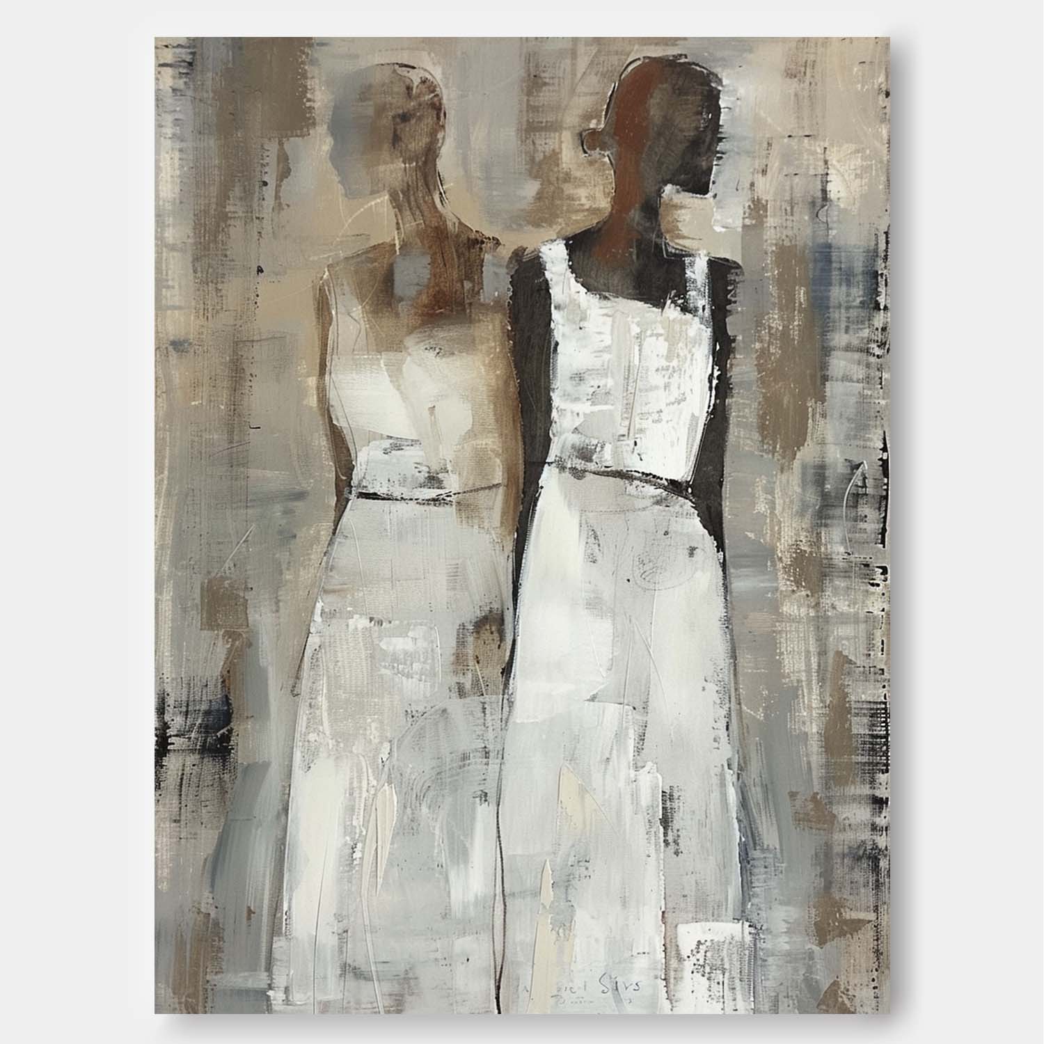 Wall Art People Serene Elegant