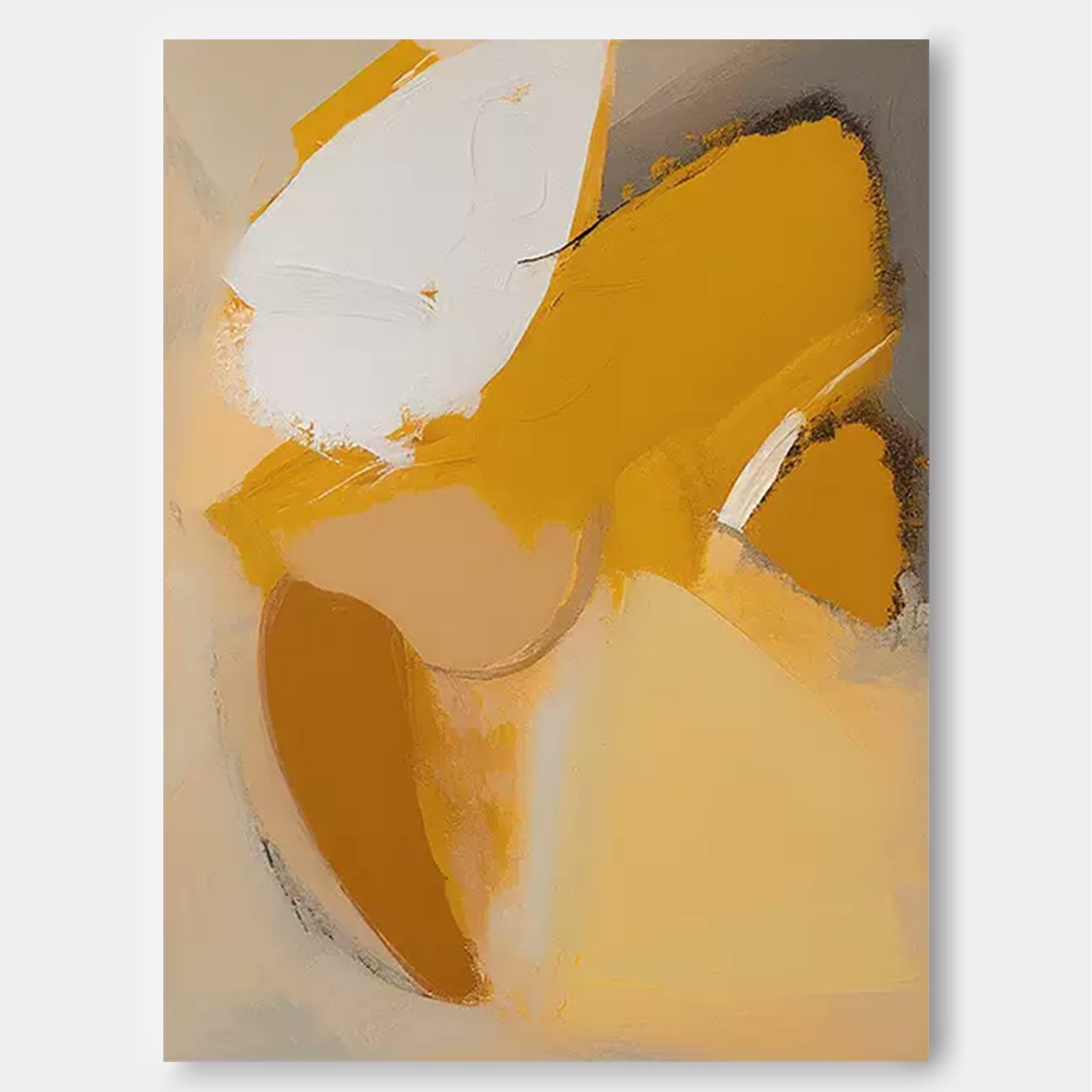 Wall Art Abstract Contemporary Neutral