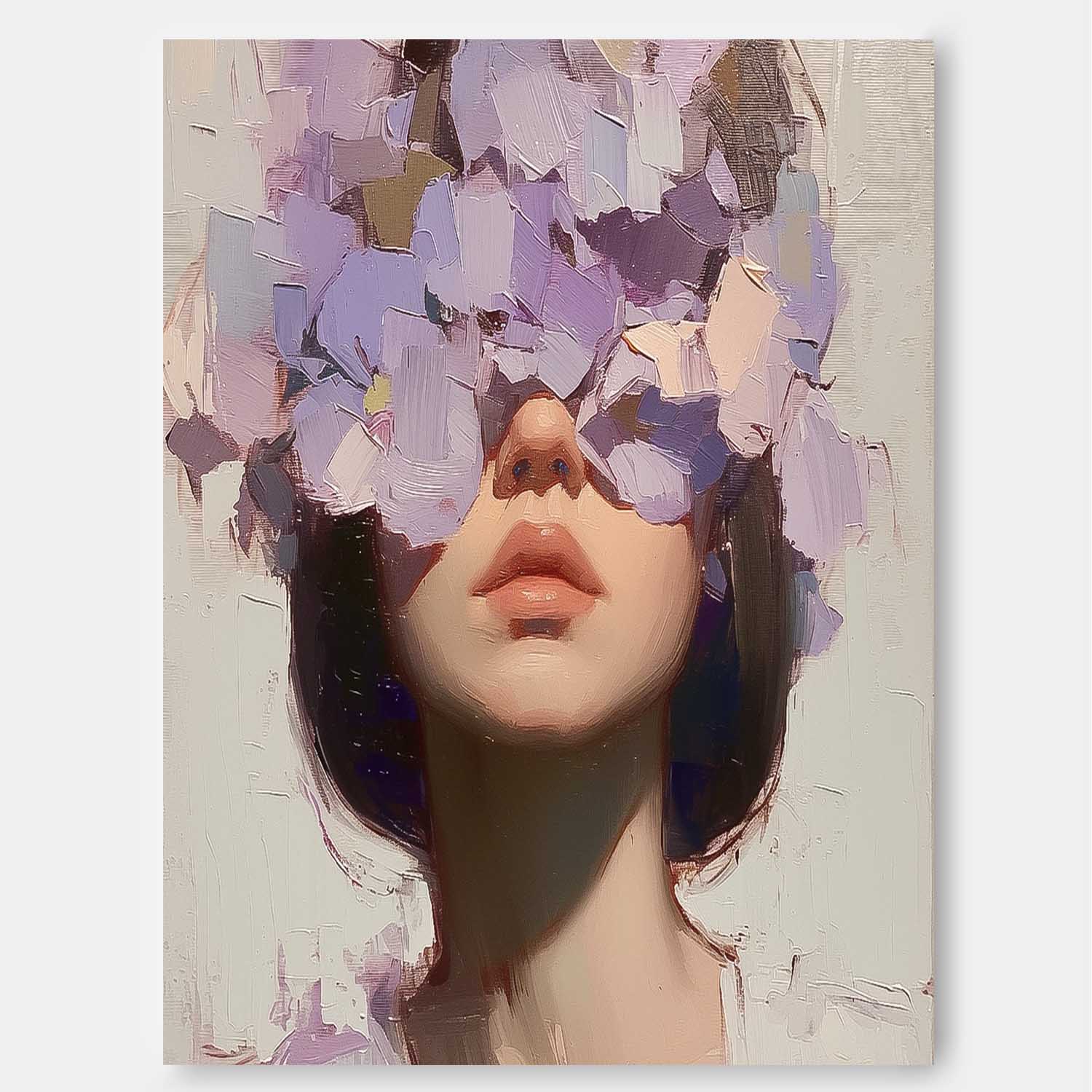 Wall Art Soft People Contemporary Serene