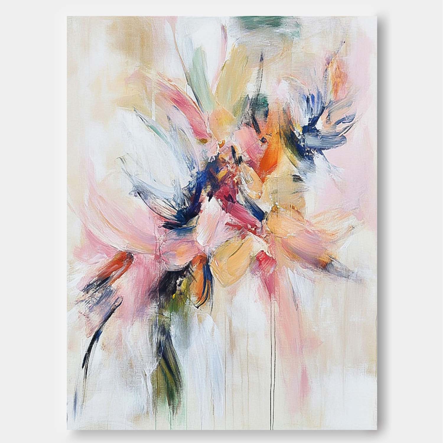 Wall Art Abstract Flowing Dynamic Cluster