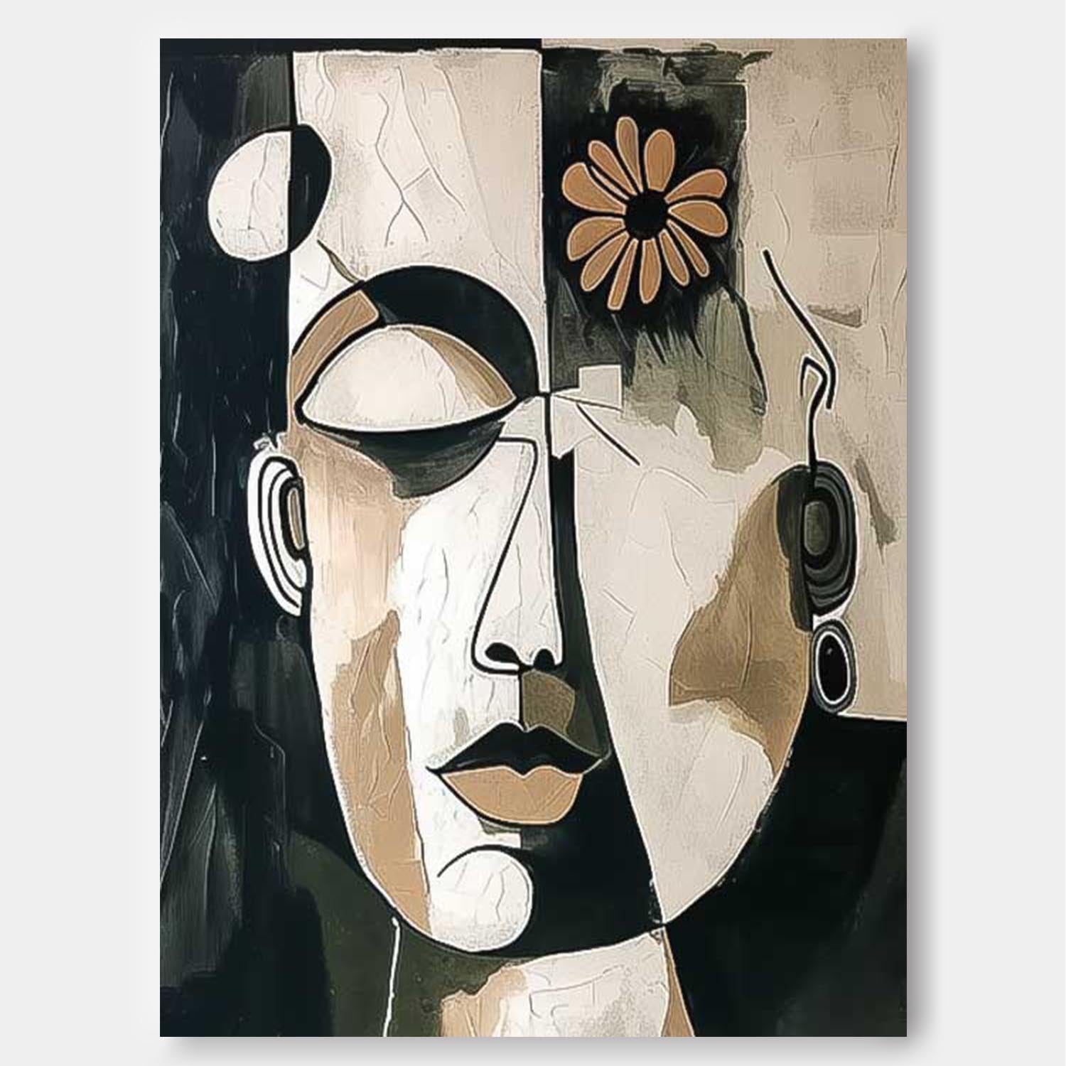 Wall Art Cubist People Modern Abstract