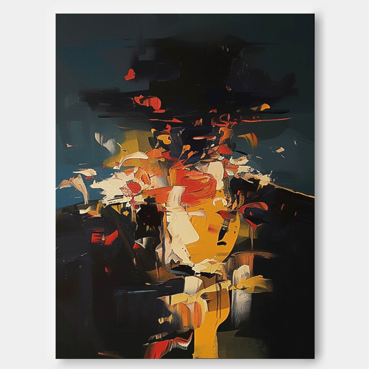 Wall Art Moody People Painterly Abstract