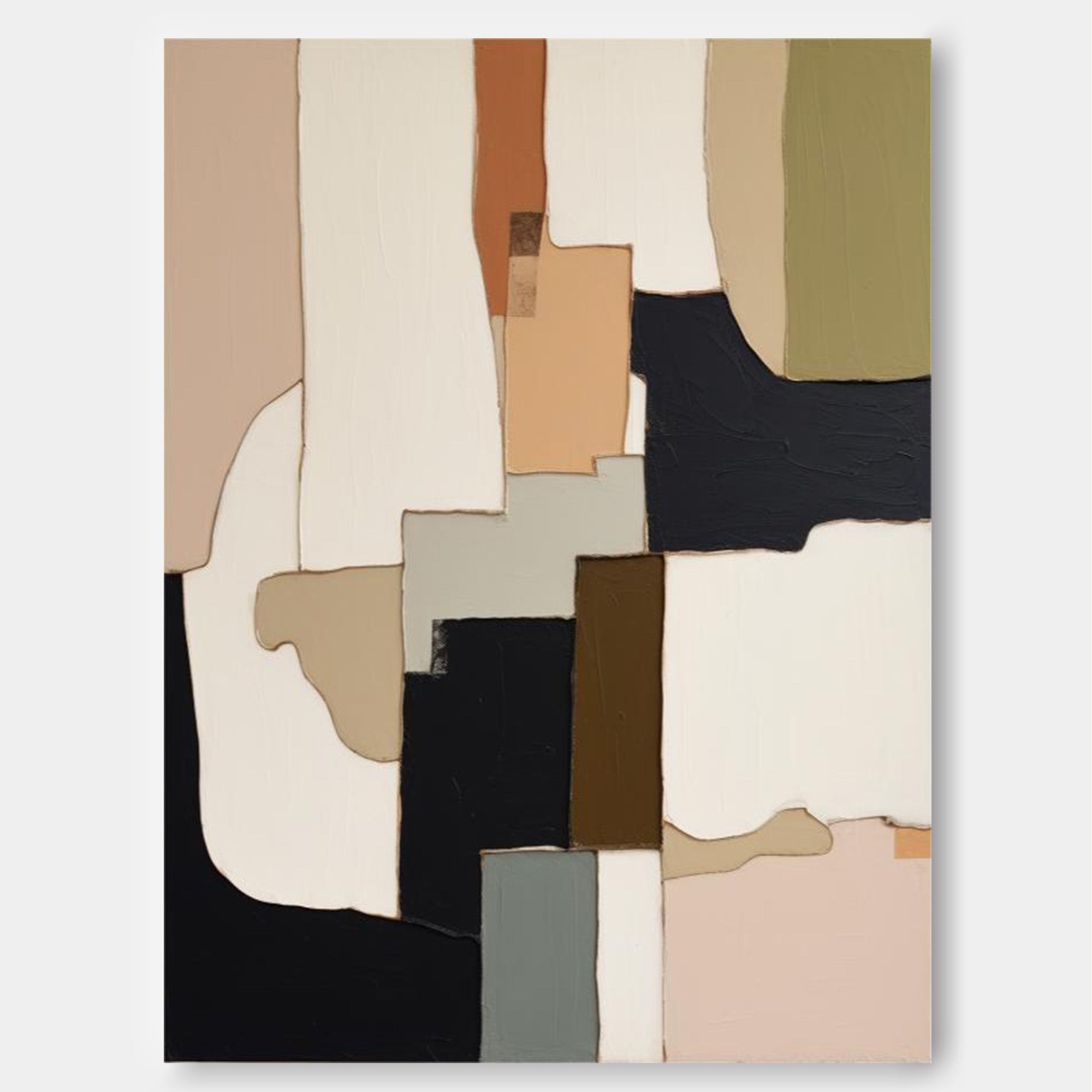 Wall Art Serene Abstract Earthy Decor