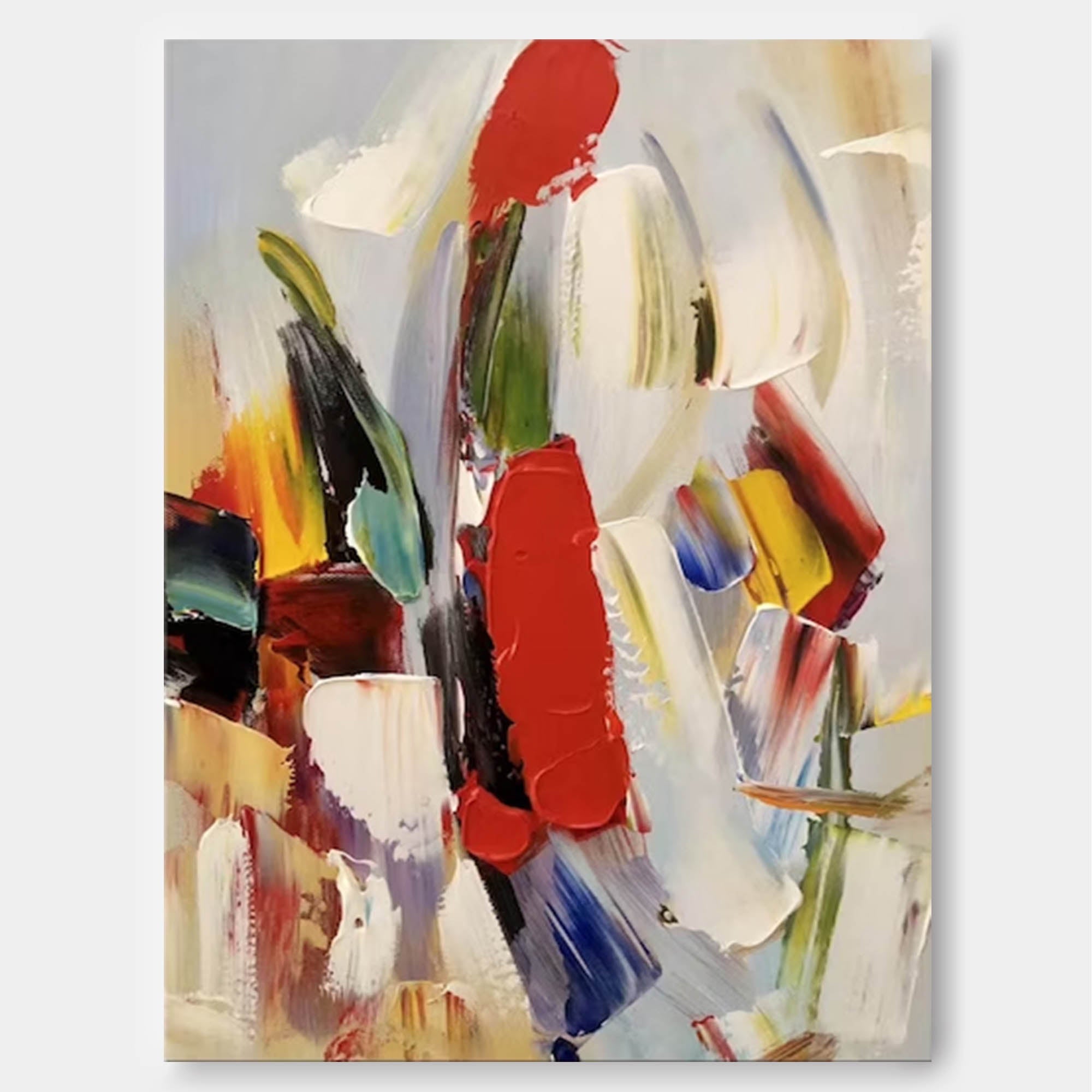 Abstract Canvas Art AB098 - Neutralighting