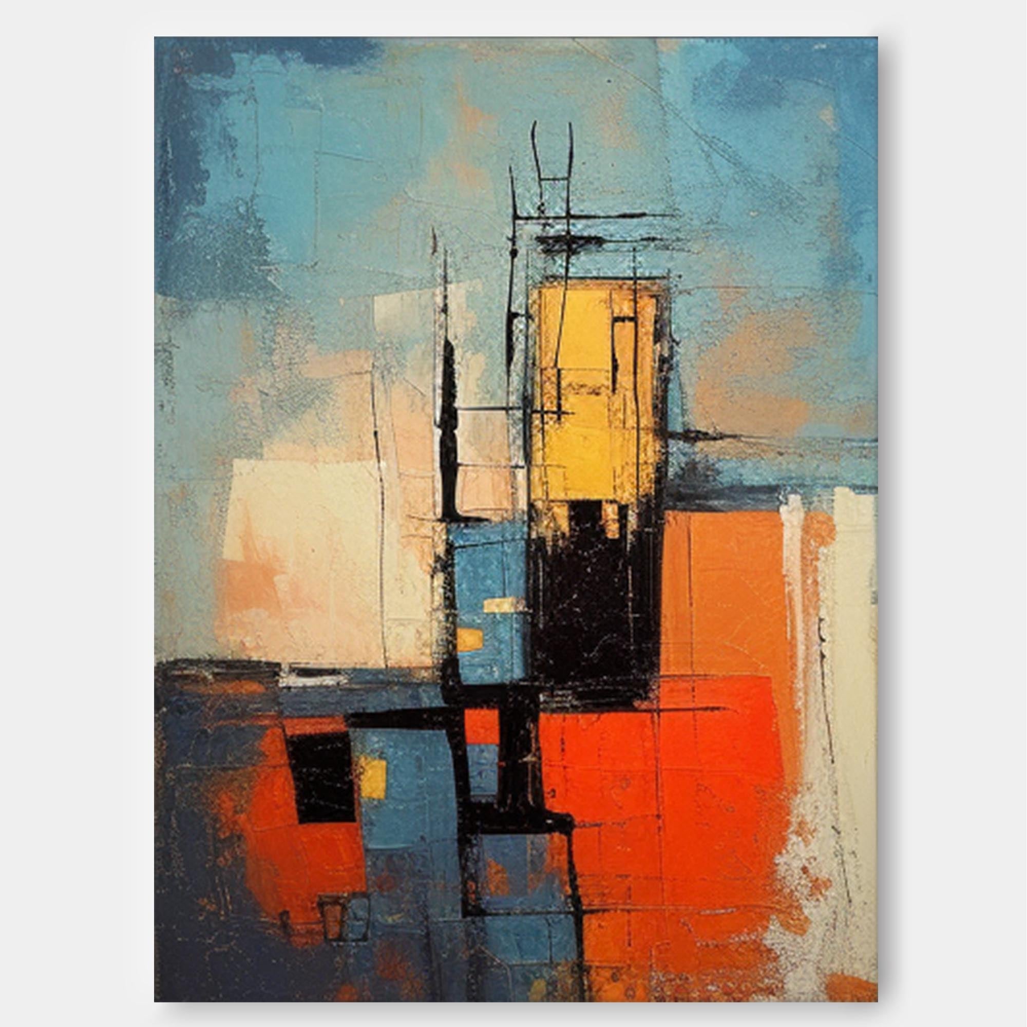 Wall Art Moody Abstract Serene Organic