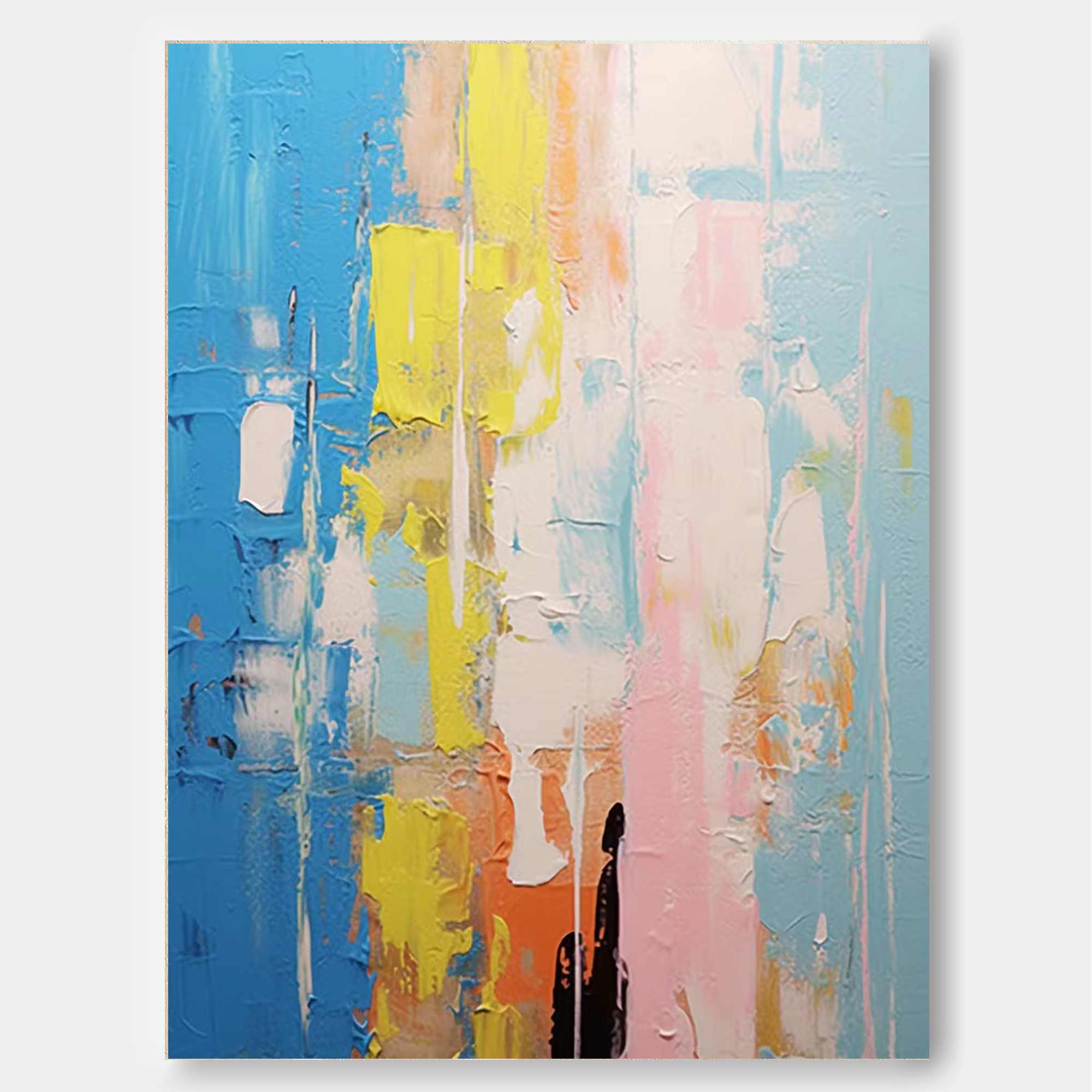 Abstract Canvas Art AB038 - Neutralighting