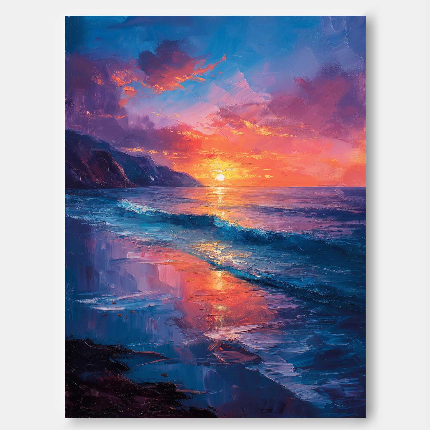 Wall Art Beach & Ocean Painterly Serene