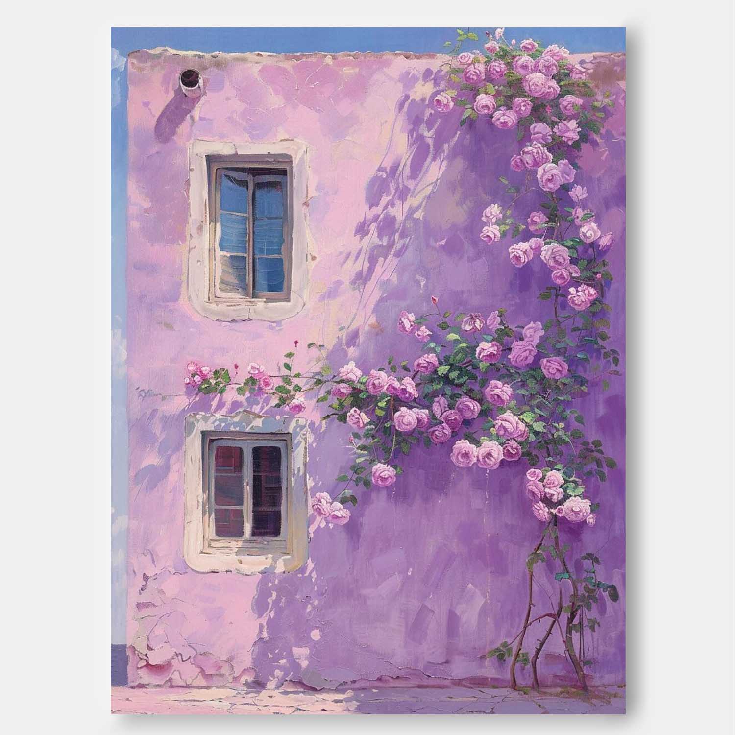 Wall Art Flower Warm Rustic Romantic Artistic
