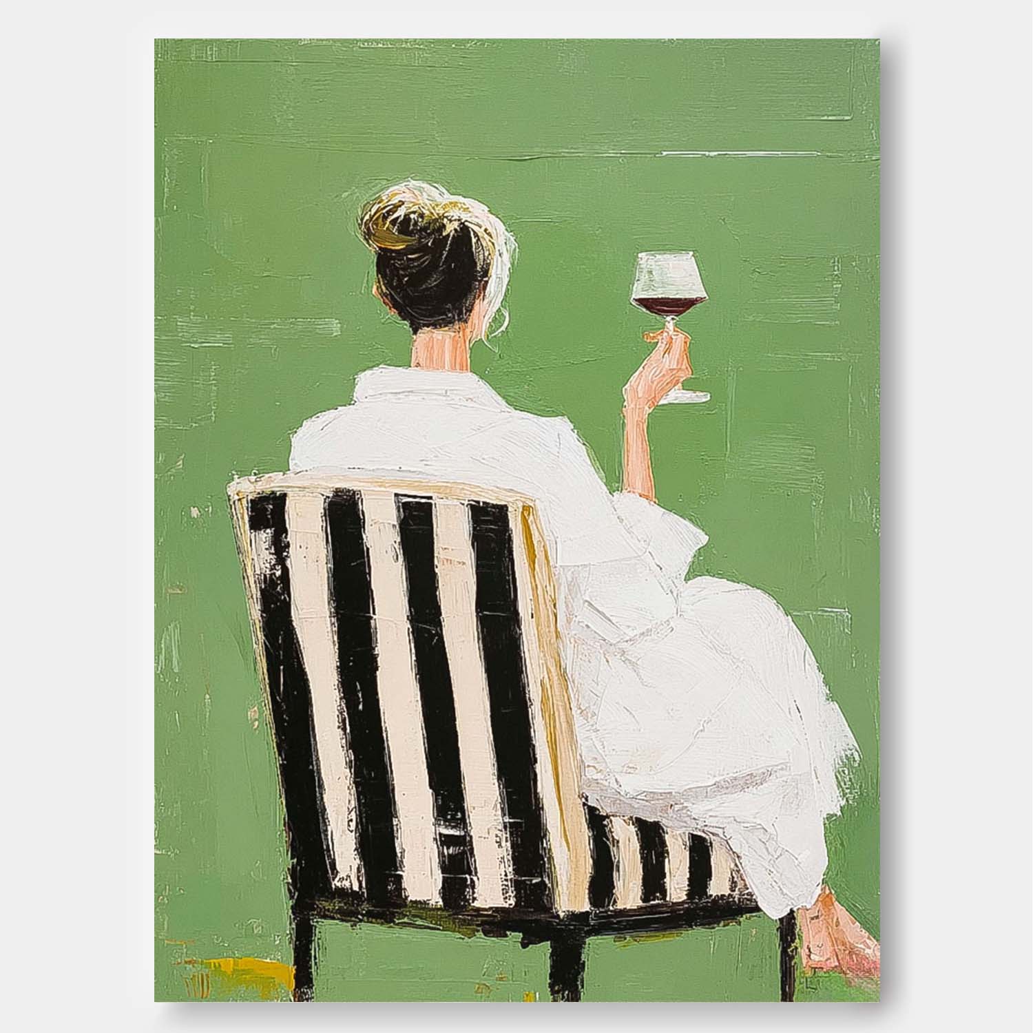 Wall Art People Retro Warm Contemporary Fashion