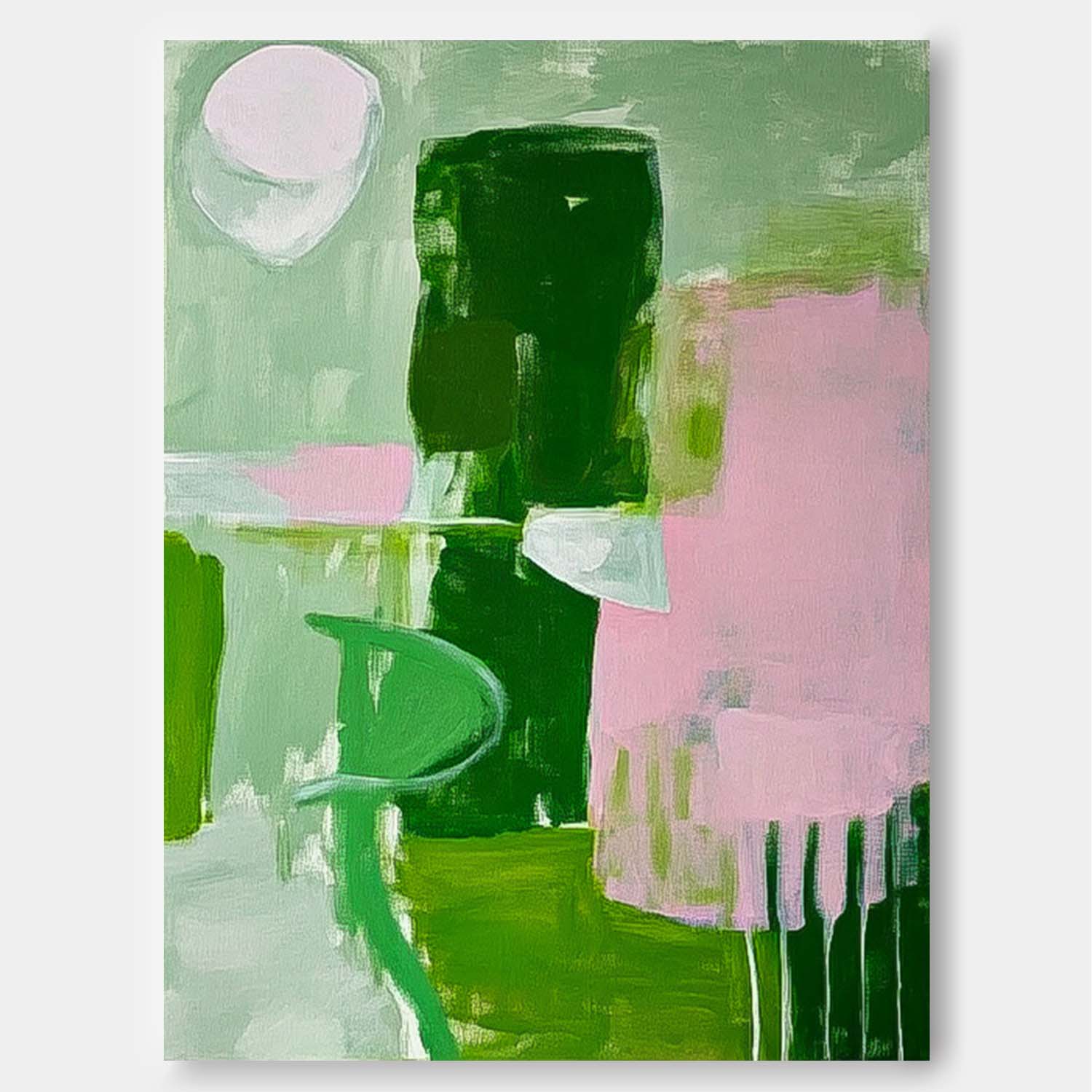 Wall Art Abstract Post-Modern Geometric Collage