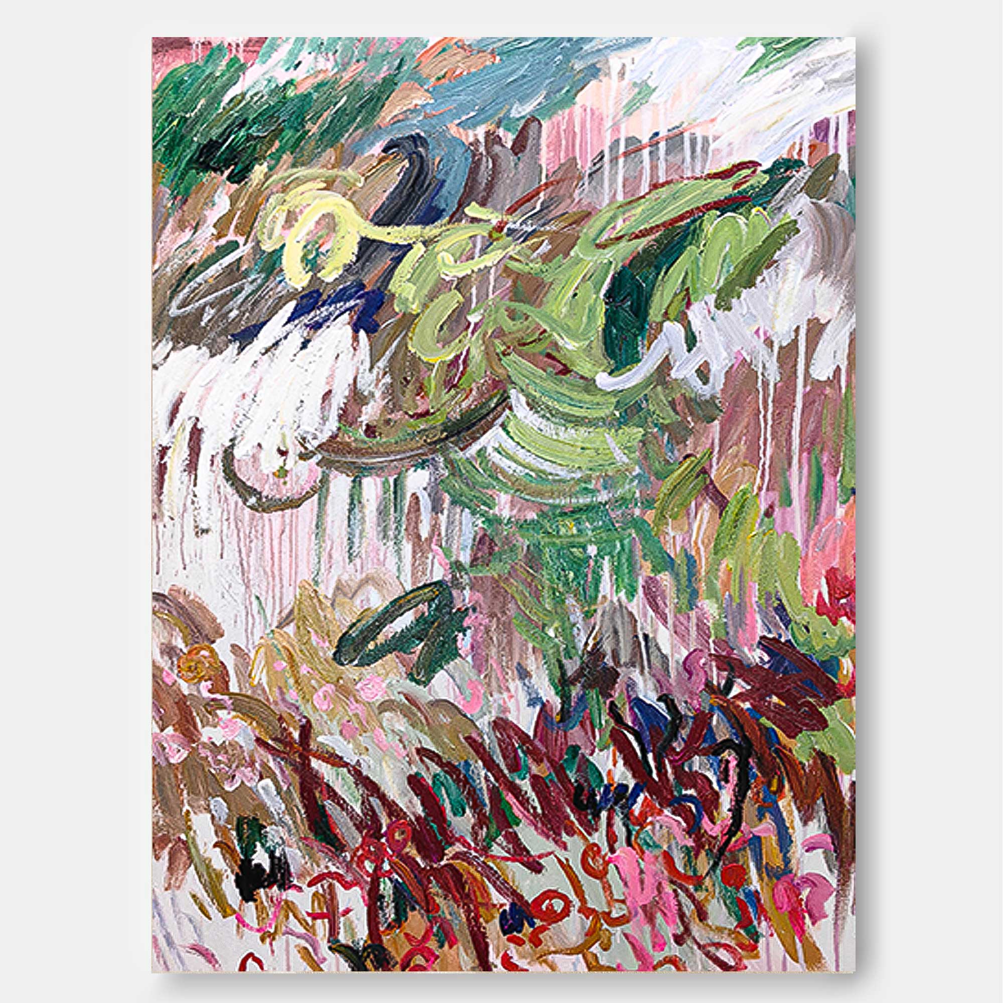 Wall Art Abstract Dense Energetic Dynamic