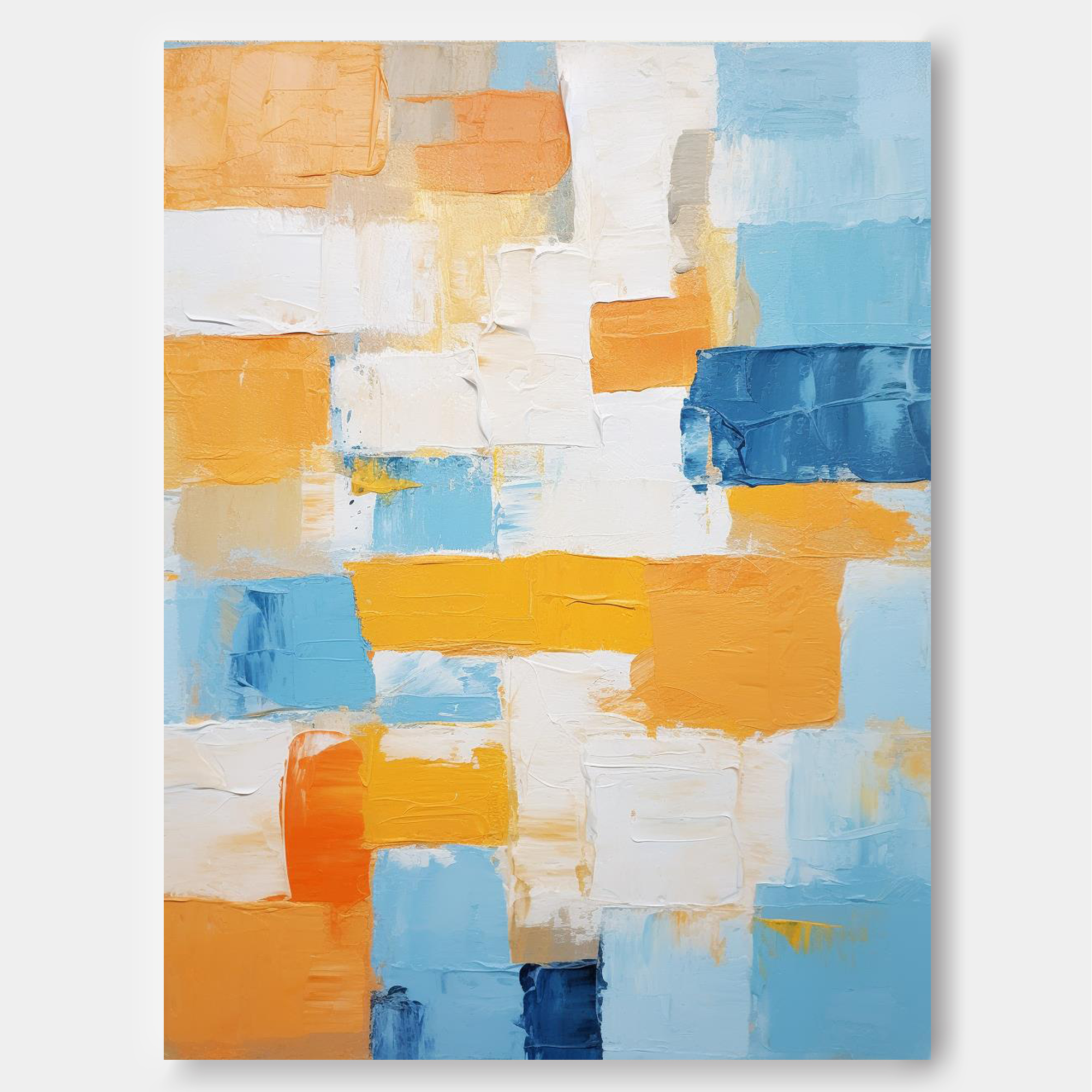 Abstract Canvas Art AB035 - Neutralighting