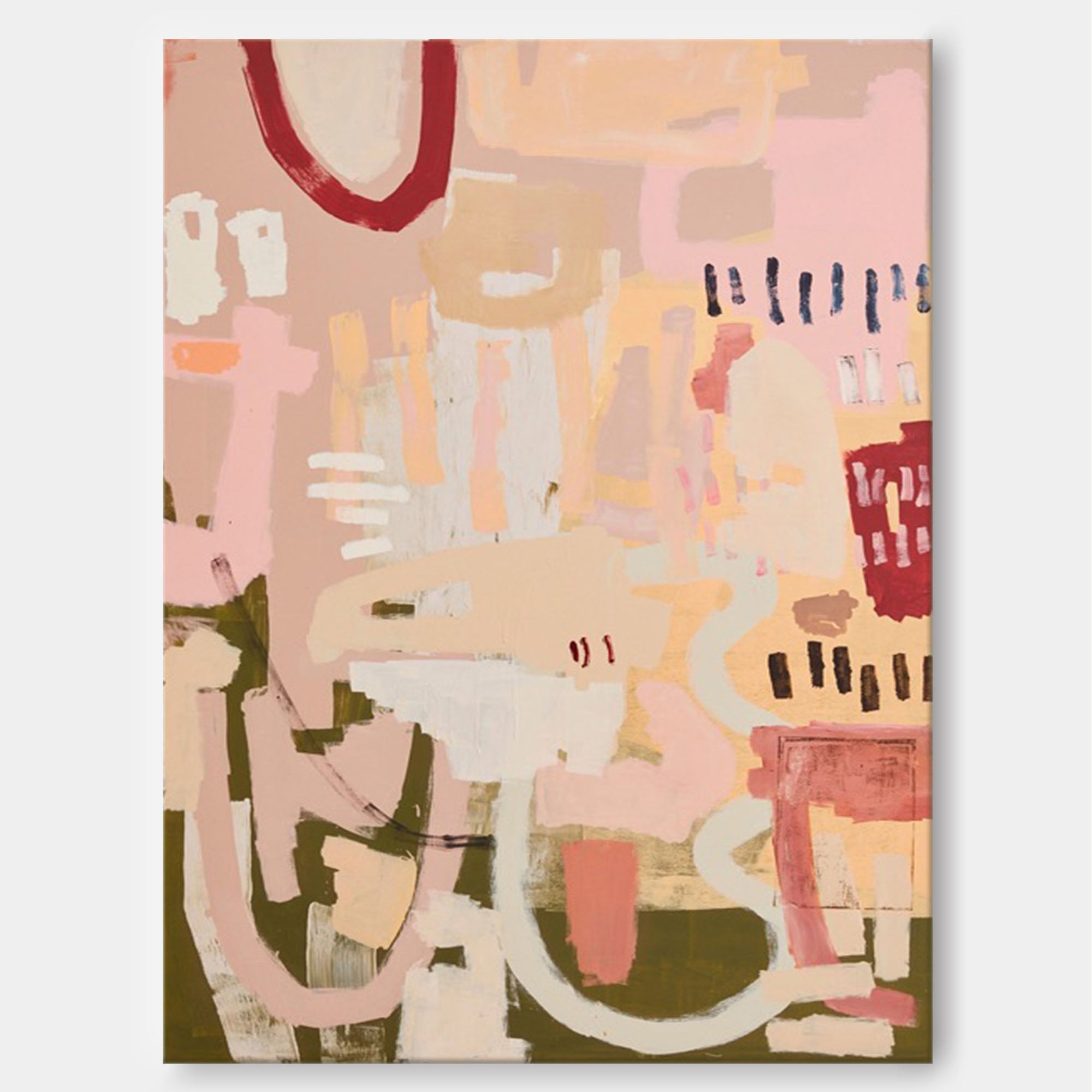 Wall Art Abstract Impressionist Fresh Romantic