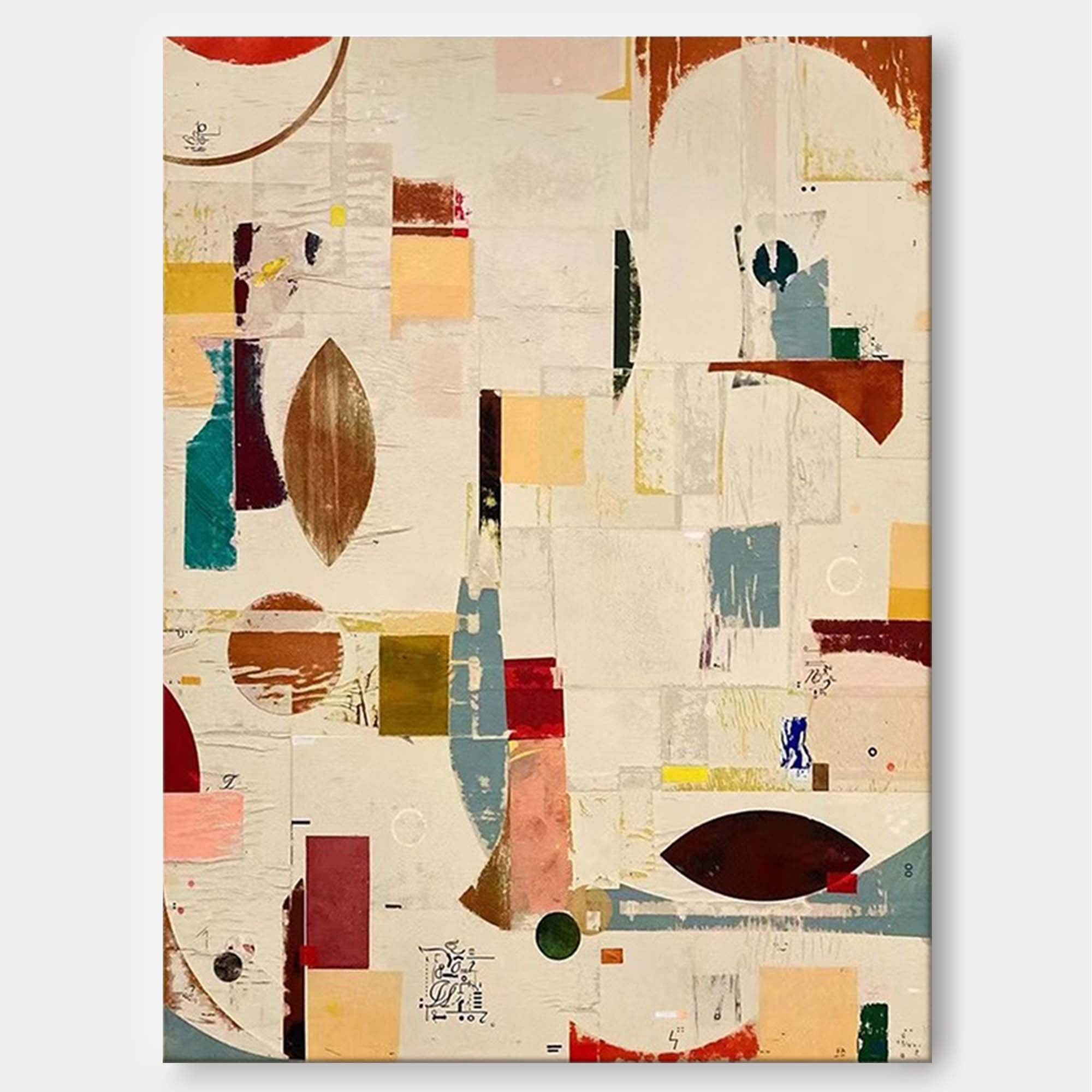 Wall Art Geometric Lyrical Abstract Pattern