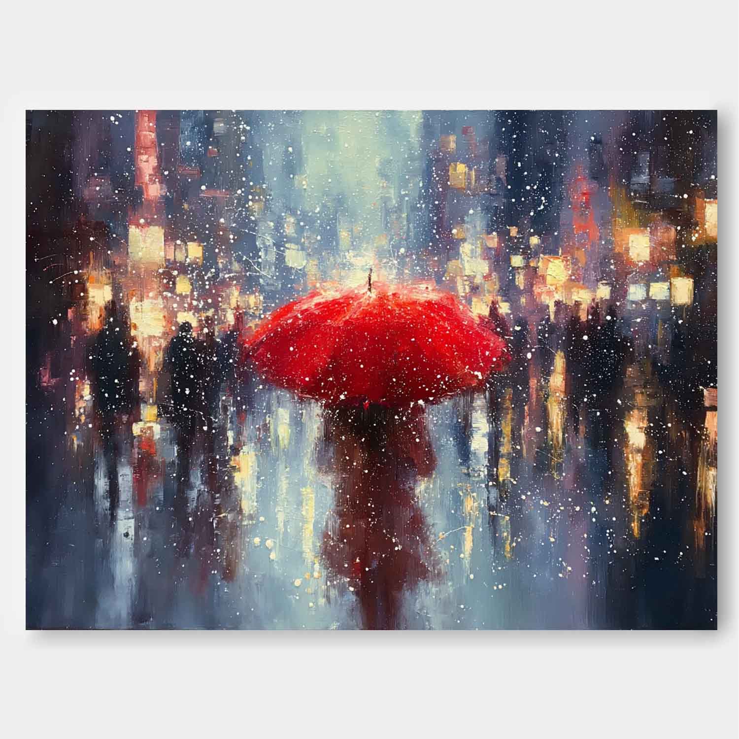 Wall Art People Dramatic Urban Landscape