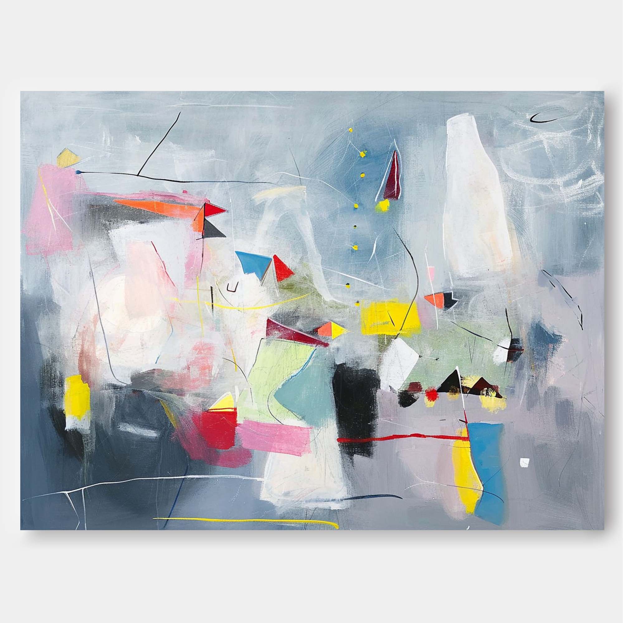 Abstract Canvas Art AB431 - Neutralighting