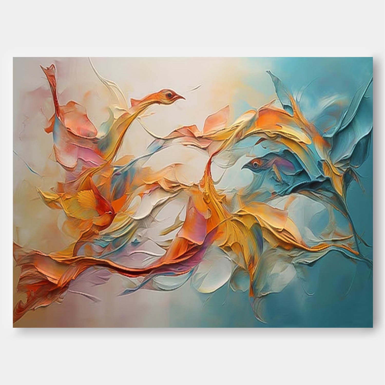 Abstract Canvas Art #AB522