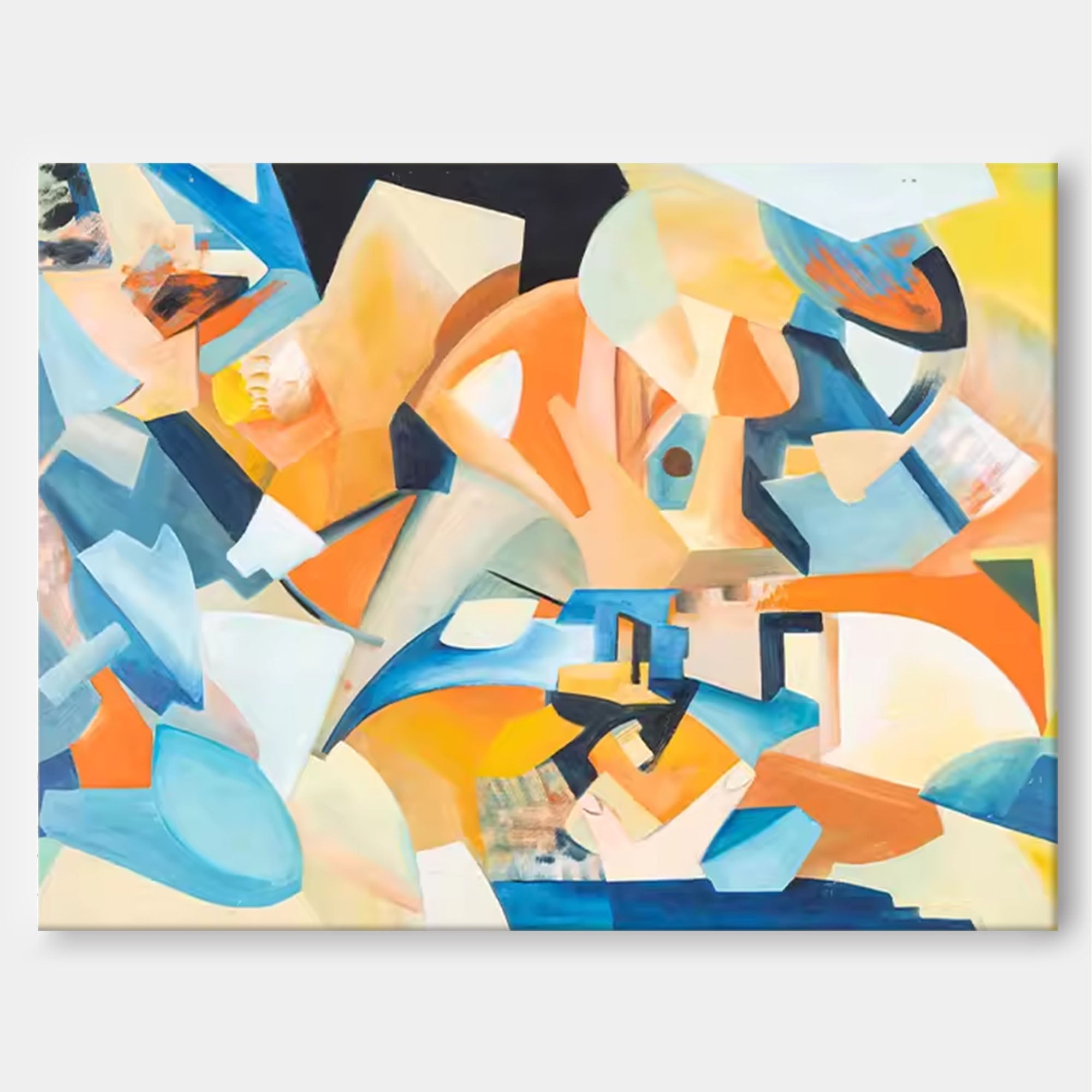 Abstract Canvas Art AB065 - Neutralighting