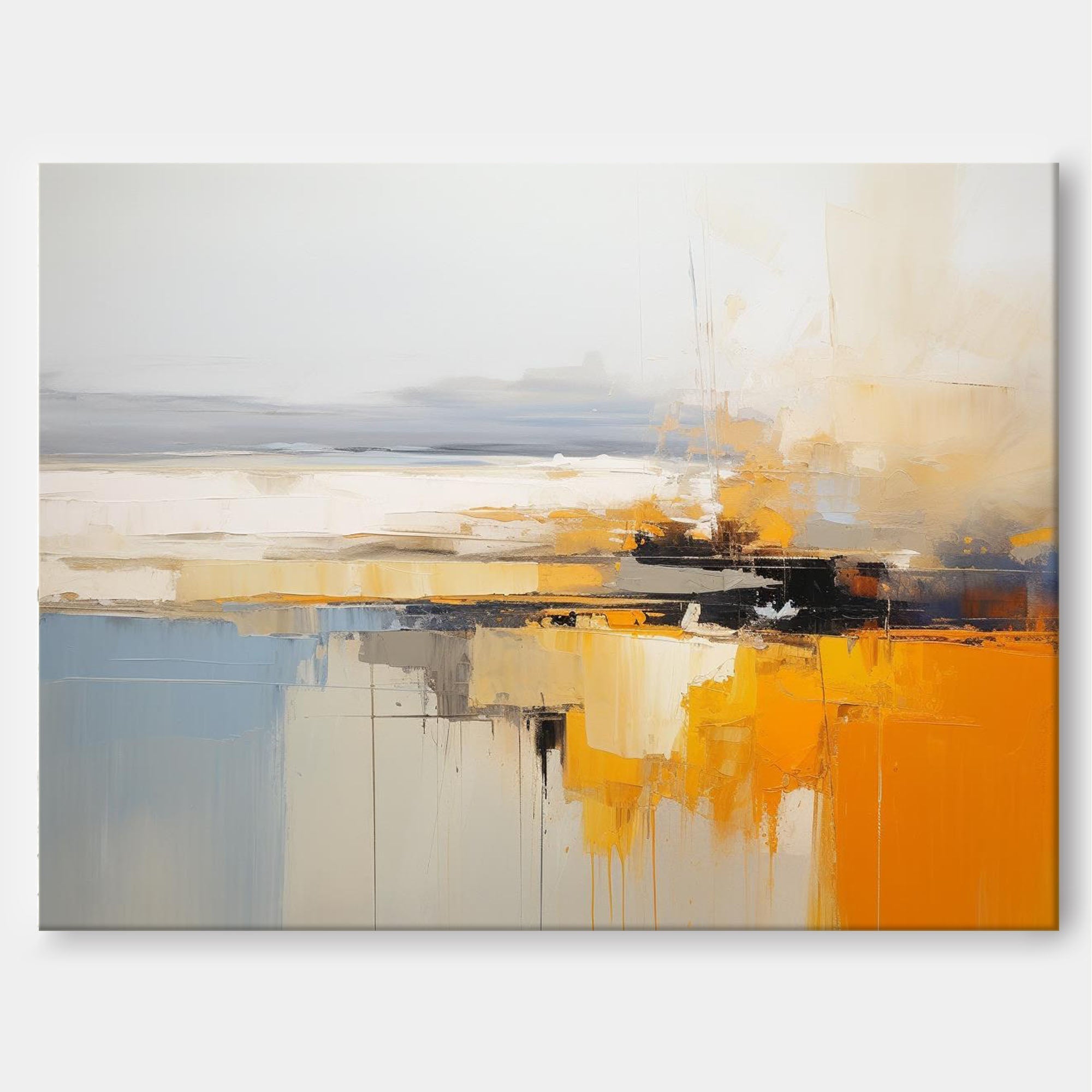 Abstract Canvas Art AB054 - Neutralighting