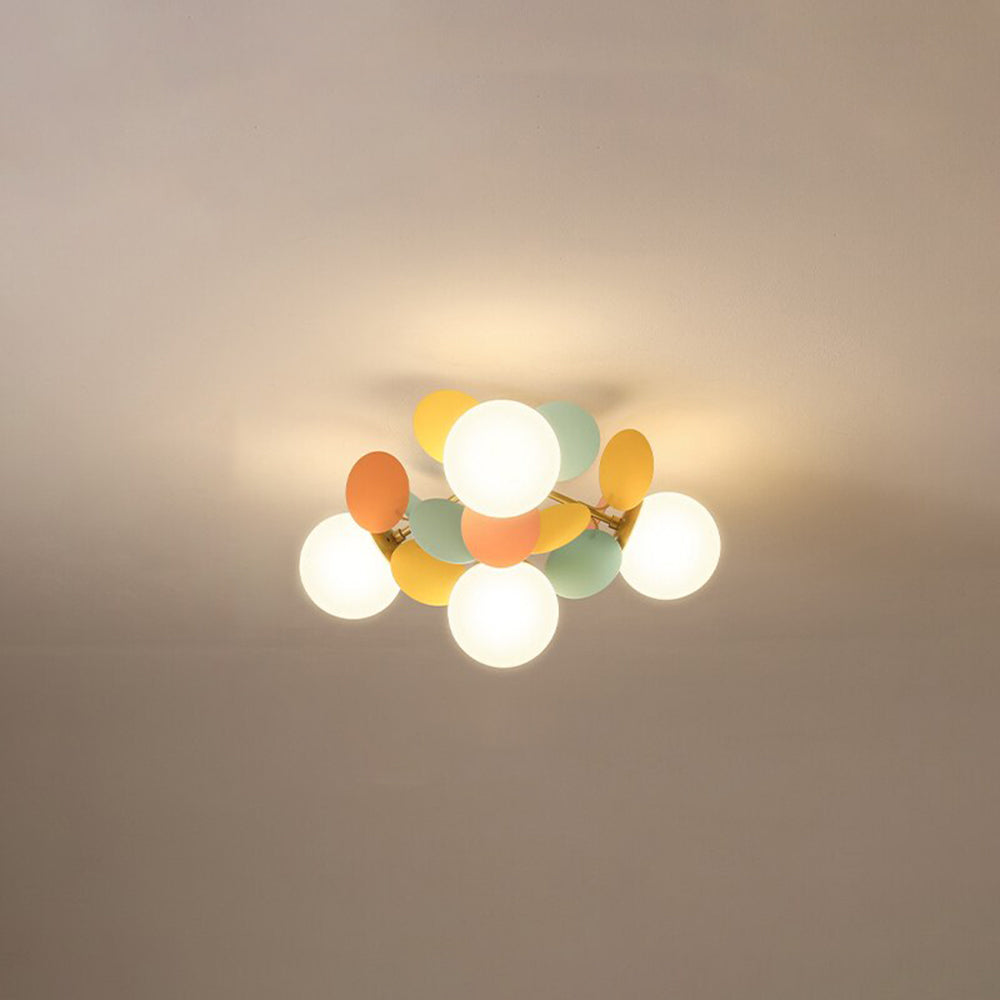 Nexen Multicolored Flower Branch Chandelier Living Room - Neutralighting