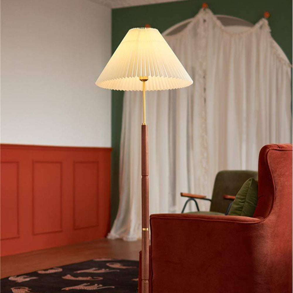 Ozawa Pleated Floor Lamp, 2 Colour - Neutralighting