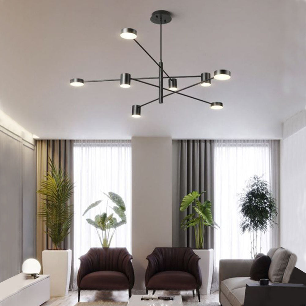 Arisha Pendant Light Branch Industrial Black/Gold, Bedroom - Neutralighting