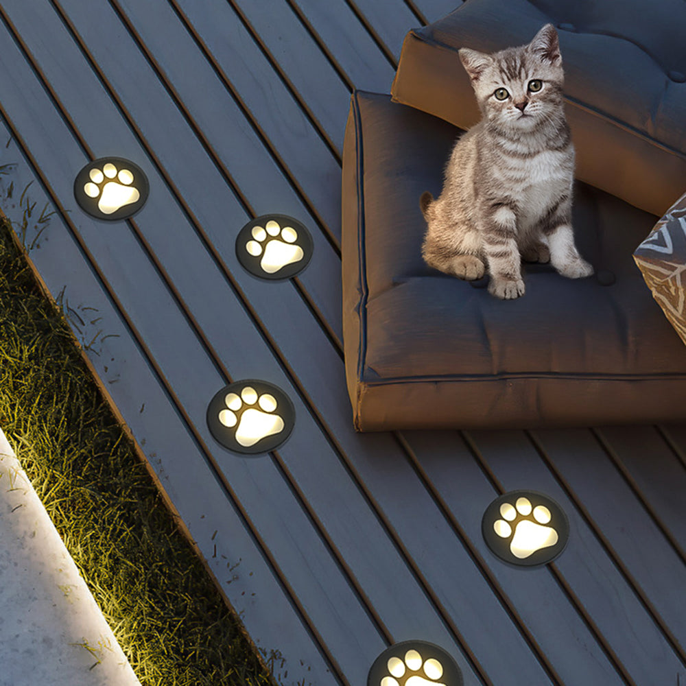 Ray Modern Cat Paw Metal/Acrylic Outdoor In Ground Light - Neutralighting