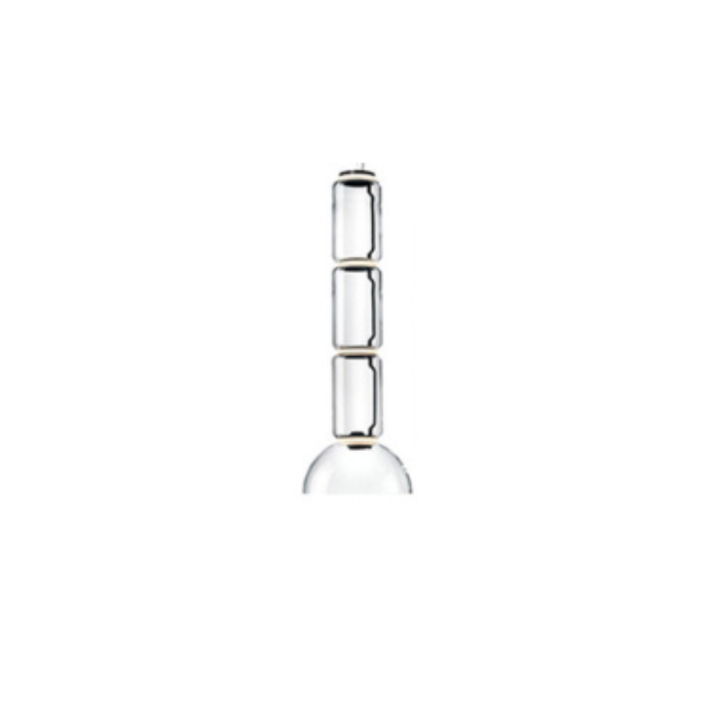 Valentina Minimalist Combination Glass Pendant Light, Clear - Neutralighting