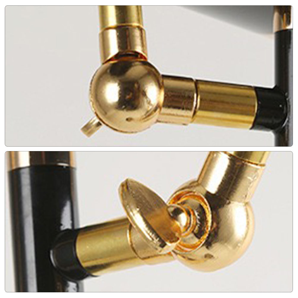 Salgado Modern Tall Metal 3 Bulb Floor Lamp, Black - Neutralighting