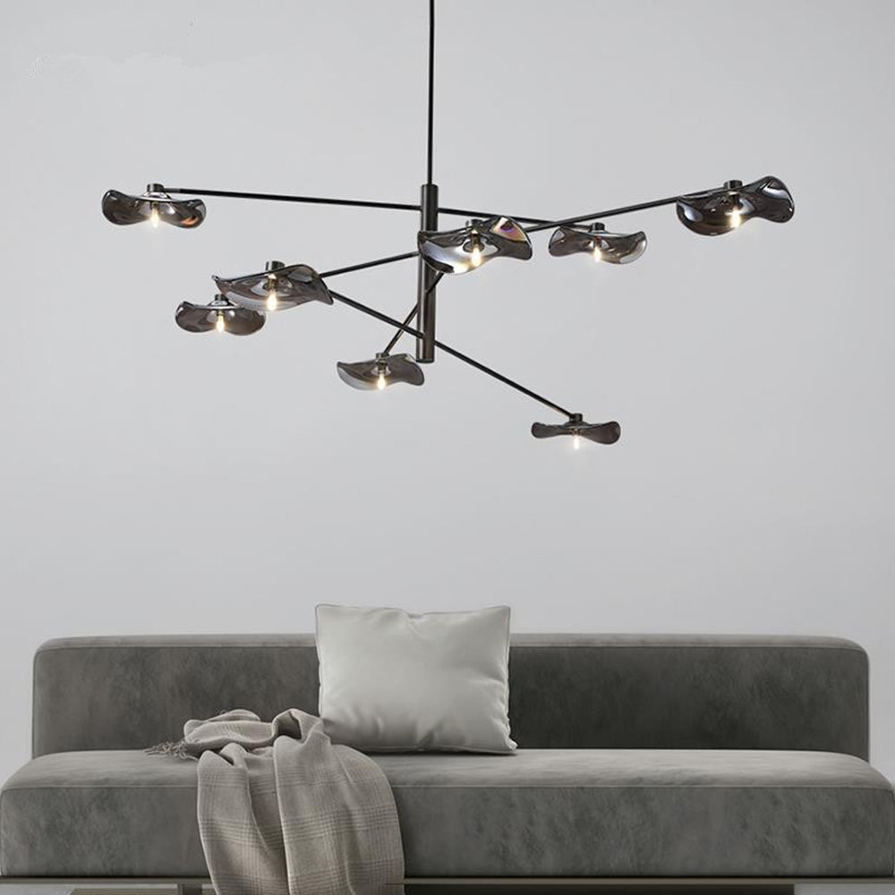 Arisha Modern Branch Metal Pendant Light, Clear/Multicolor - Neutralighting