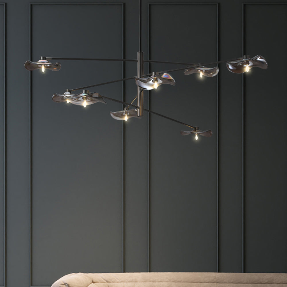 Arisha Modern Branch Metal Pendant Light, Clear/Multicolor - Neutralighting