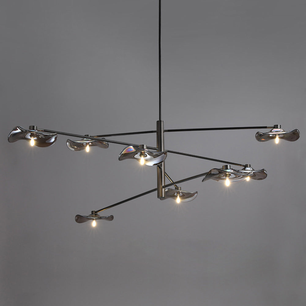 Arisha Modern Branch Metal Pendant Light, Clear/Multicolor - Neutralighting