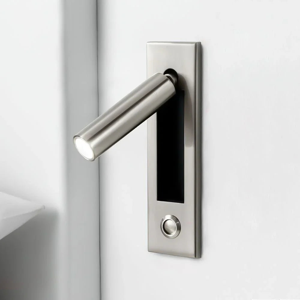 Arisha Modern Rotatable Bedside Sconce, Cylindrical/Square - Neutralighting