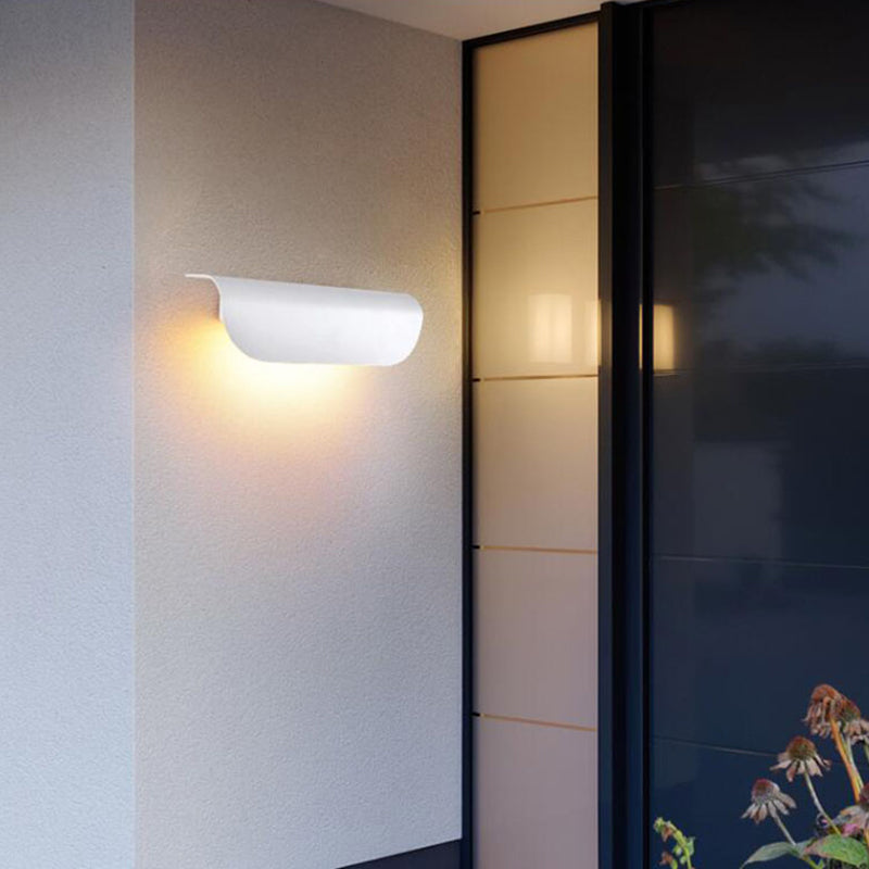 Ray Modern Outdoor Wall Lighting, Waterproof, Curved - Neutralighting